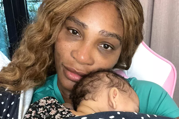 Serena Williams Shares Photo Cuddling Baby Adira After Saying She's 'Not Ok Today': 'This Makes Me So Happy'