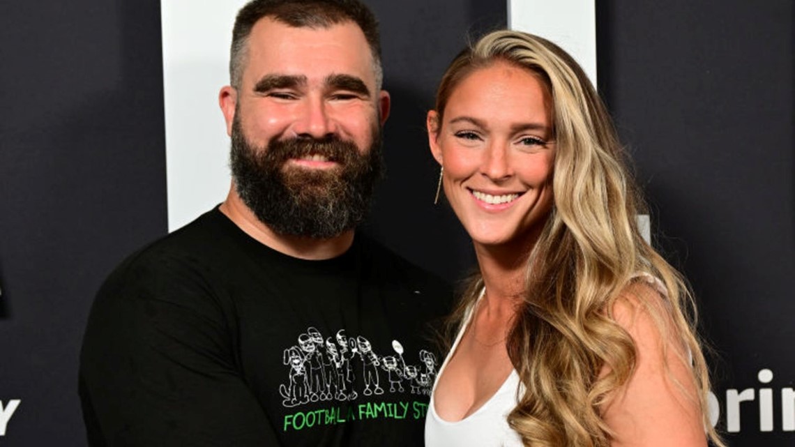 Kylie Kelce Says Christmas Is Delayed, Daughters Will Watch Jason Kelce and the Eagles Play Football