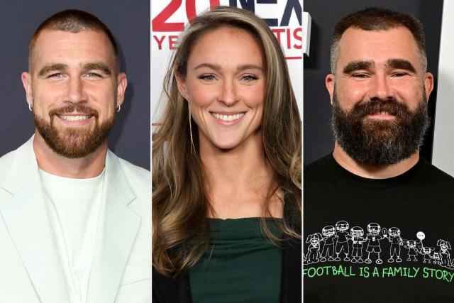 Kylie Kelce Asks Travis Kelce for Help Convincing His Brother Jason Kelce to Get a Pet Cat