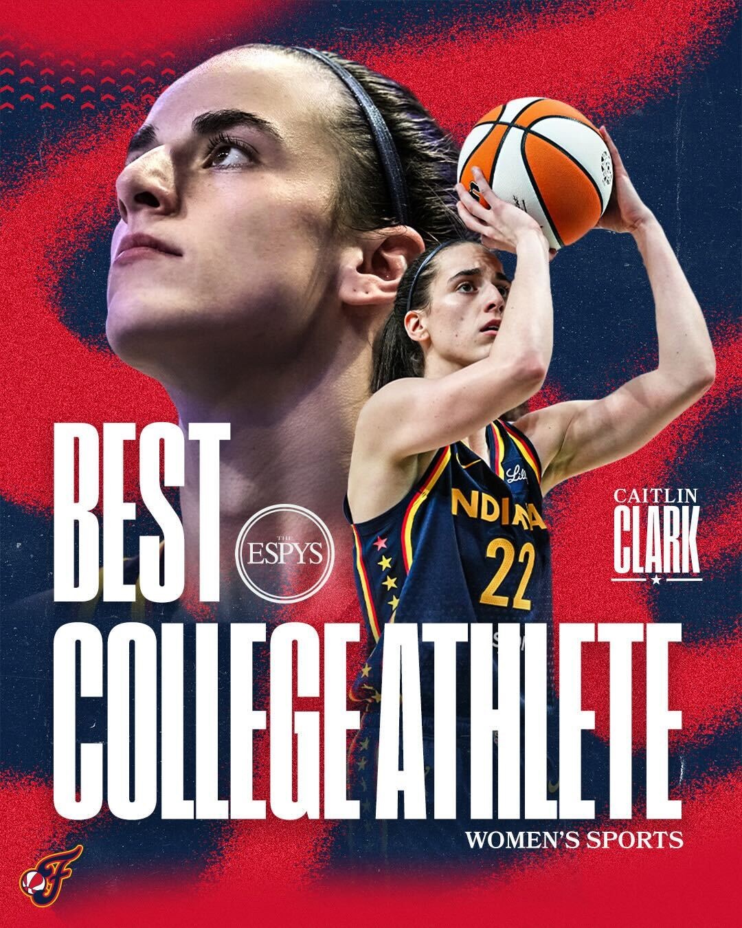 Congratulations to Caitlin Clark for winning the ESPY for Best College Athlete.