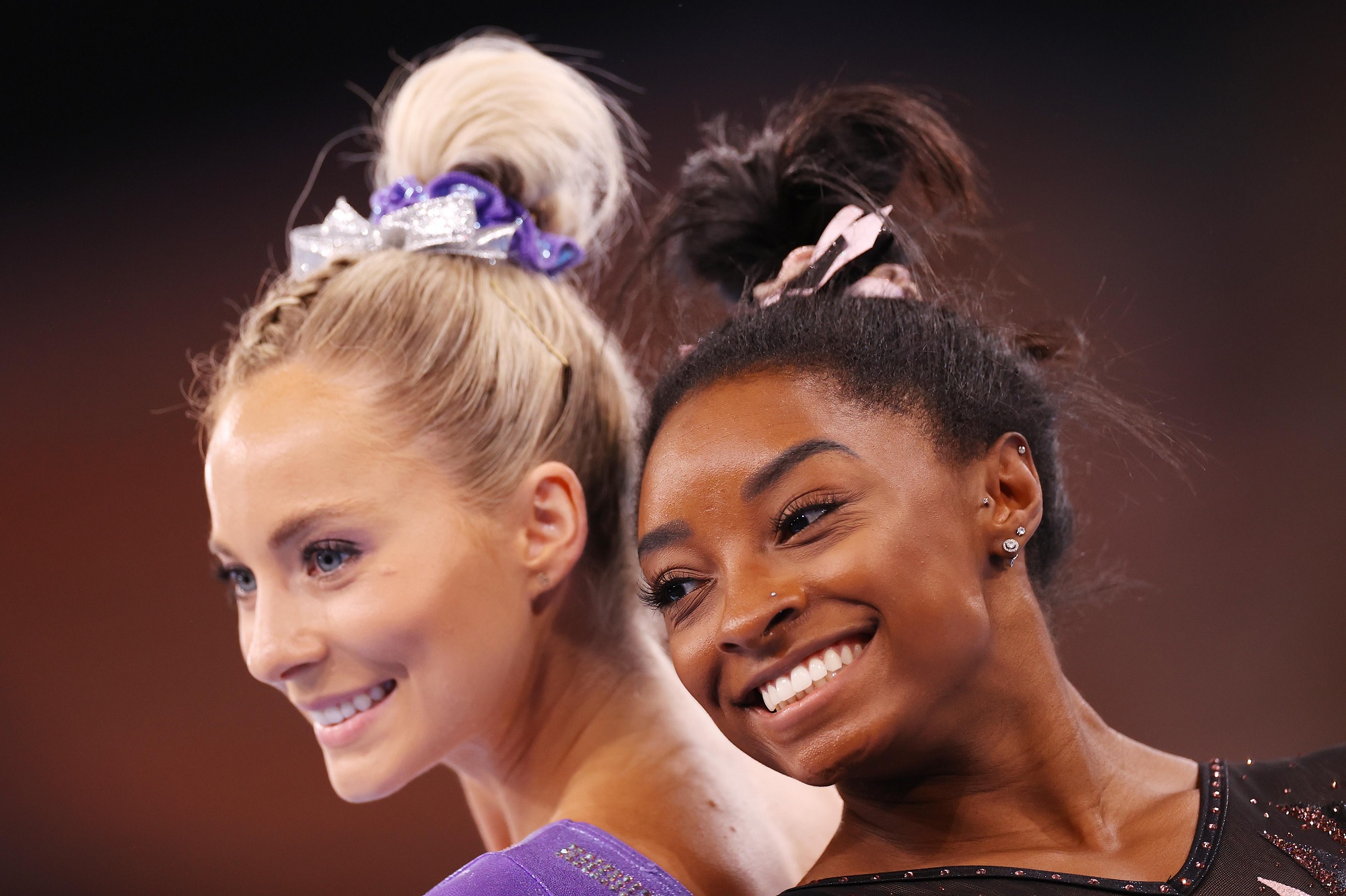 Simone Biles and MyKayla Skinner