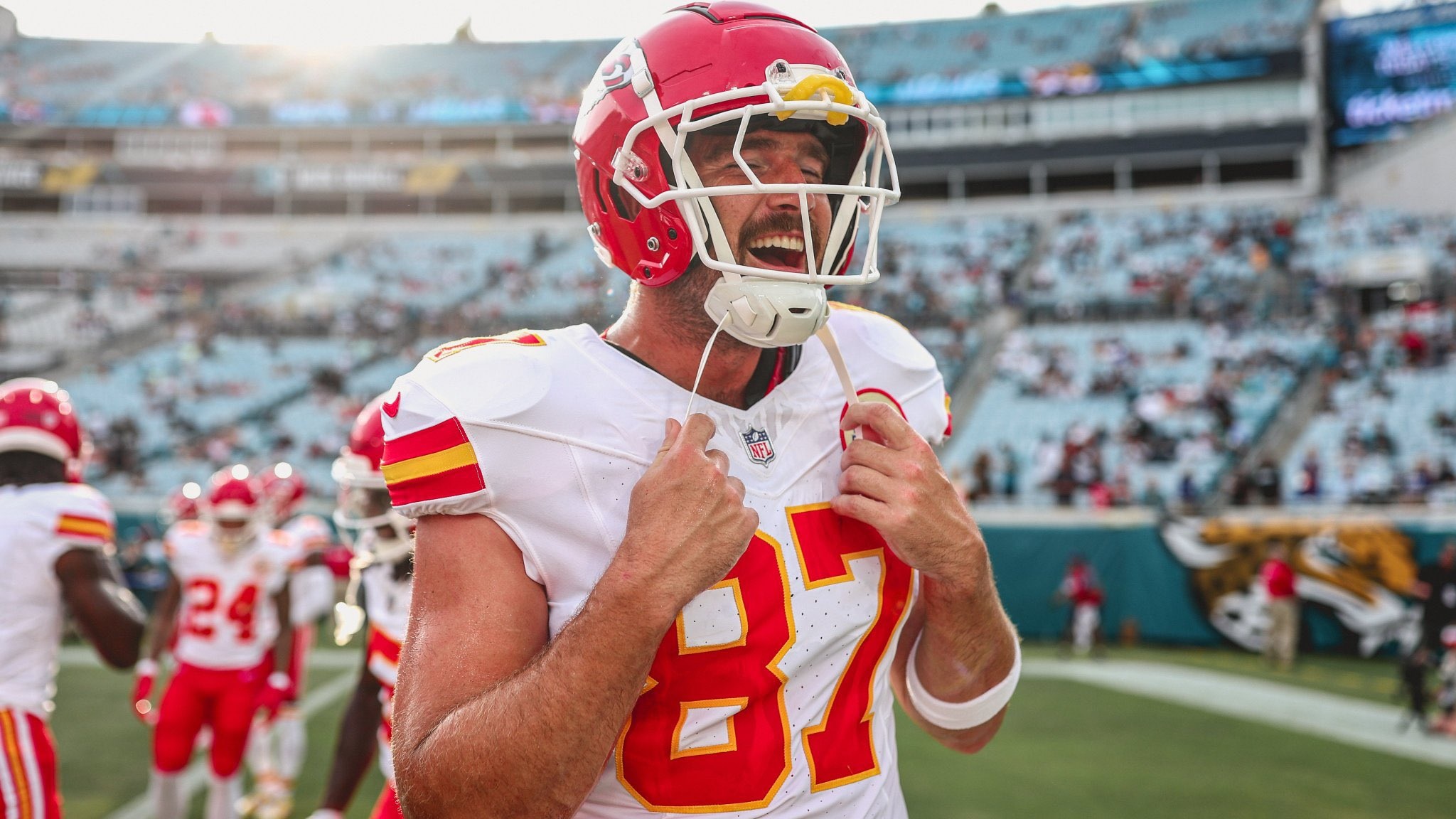 Travis Kelce at Chiefs Game