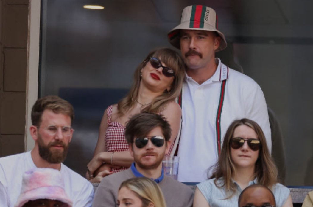 Travis Kelce and Taylor Swift at US Open