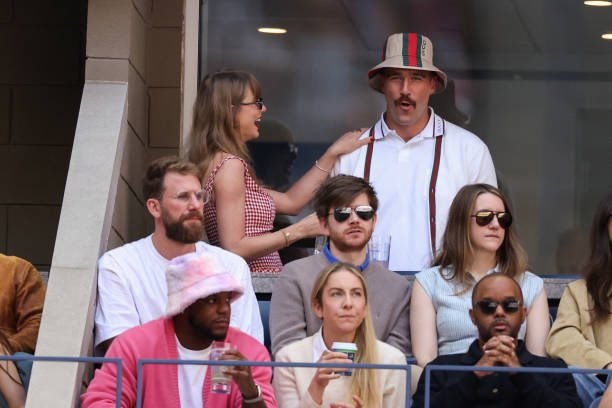 Travis Kelce and Taylor Swift at US Open