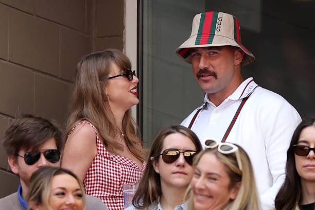 Travis Kelce and Taylor Swift at US Open