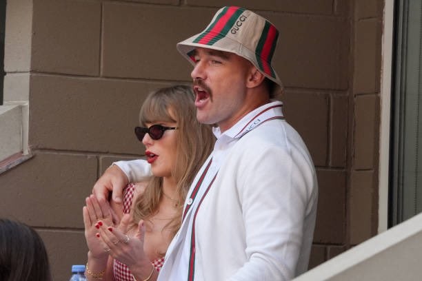 Travis Kelce and Taylor Swift at US Open