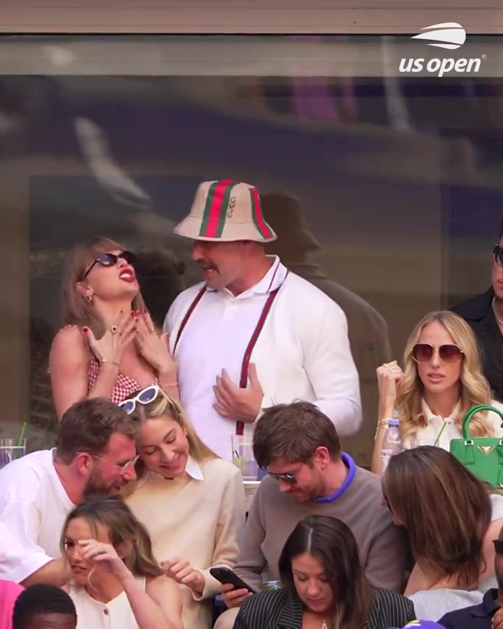 Travis Kelce and Taylor Swift at US Open