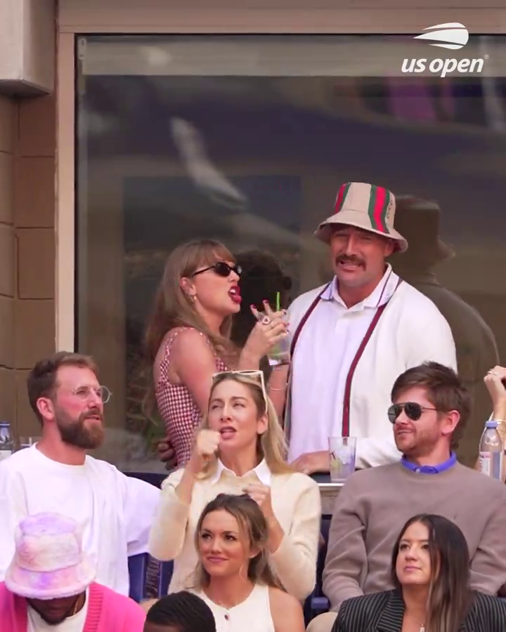 Travis Kelce and Taylor Swift at US Open