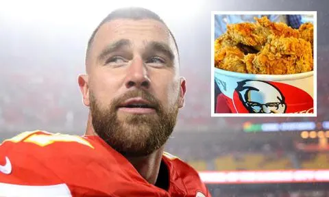 KFC responds to Travis Kelce after he revealed he is spending Thanksgiving ALONE - eating fried chicken - because girlfriend Taylor Swift is on tour