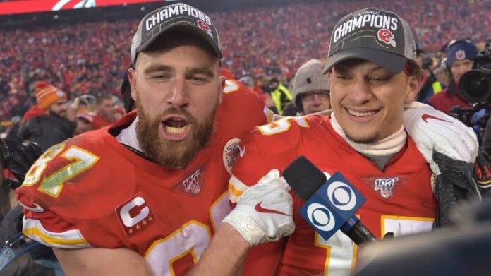 What is the reason behind Patrick Mahomes and Travis Kelce's absence from Week 10 of the 2023 NFL season?