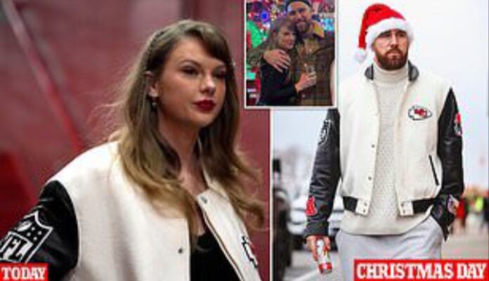 Sparks Fly as Travis Kelce Reacts to Taylor Swift's Matching Moment