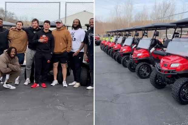 Patrick Mahomes Gives an Early Christmas Gift to his Entire Chiefs Offensive Line