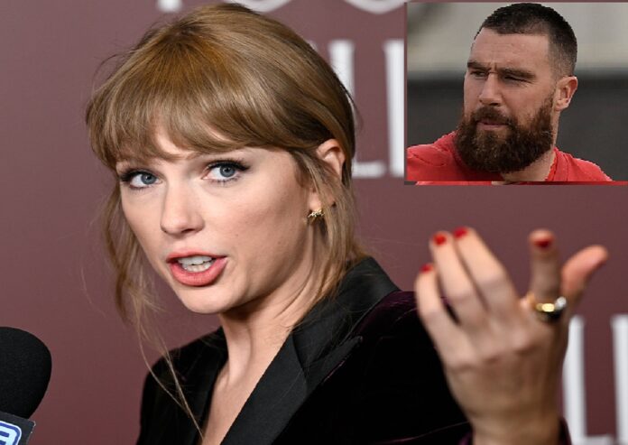 Taylor swift hits back at critics : I’m in Love with ‘TRAVIS ‘and I don’t care what you think , Love doesn’t care about your opinion . Stop the criticism I am no match to your Craziness as Travis and Jason Kelce defends her…