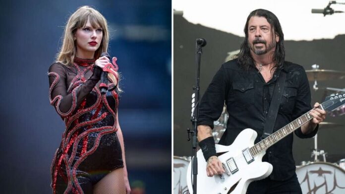 Dave Grohl and Taylor Swift