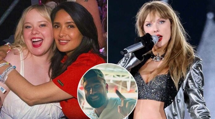 Salma Hayek at Taylor Swift Concert