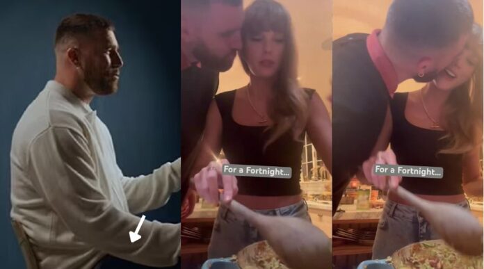 Travis Kelce and Taylor Swift Cooking