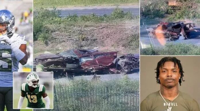 NFL star Khyree Jackson's wrecked car is pictured for the first time after Minnesota Vikings player was killed in crash in Maryland... Read more for Full Details