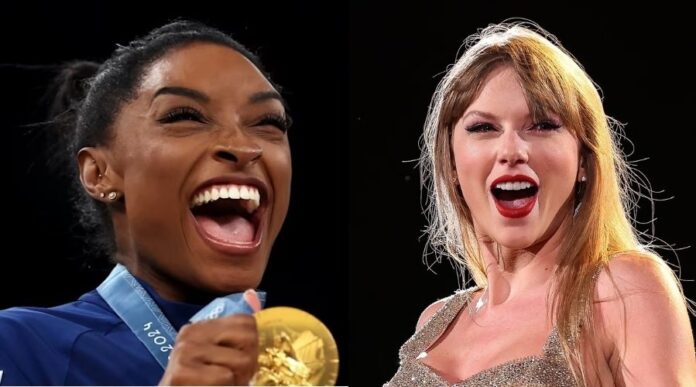 Simone Biles and Taylor Swift