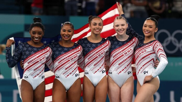 Simone Biles and her Team