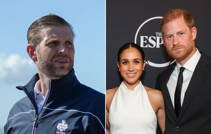 Eric Trump and Prince Harry and Meghan Markle