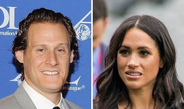 Meghan Markle and Trevor Engelson