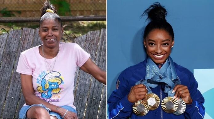 Simone Biles and her Biological mother