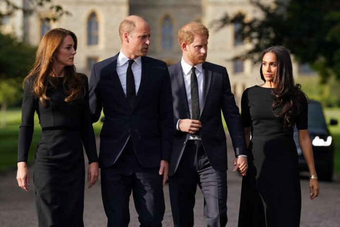 prince harry and meghan markle and prince william and kate middleton