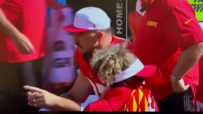 Travis Kelce at Chiefs Game