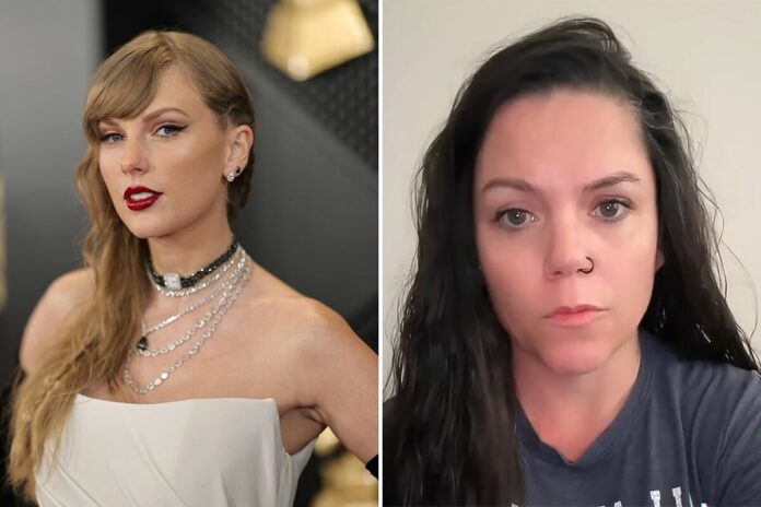 Swifties seize on Taylor's old schoolmate after she posted claims about being 'thrown off campus' to 'hide her baby bump'