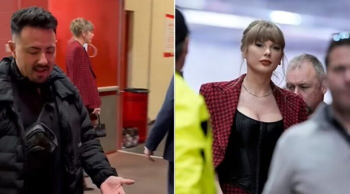 Taylor Swift at Chief VS Broncos game