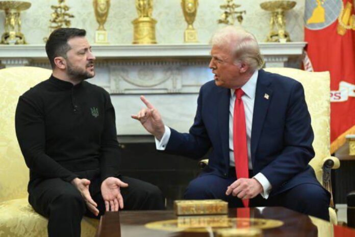 Trump and Zelensky