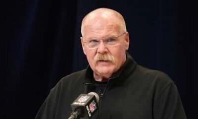 Coach Andy Reid suspends Travis Kelce for the full season after scary head fall — says Kelce is suffering memory loss and other injuries.