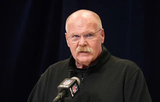 Coach Andy Reid suspends Travis Kelce for the full season after scary head fall — says Kelce is suffering memory loss and other injuries.
