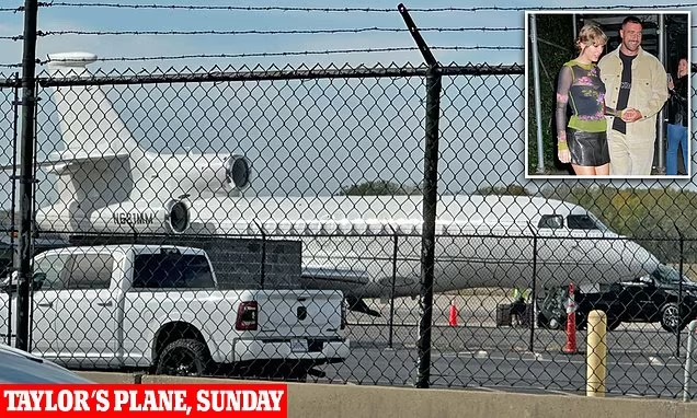 Taylor Swift lands at Arrowhead Stadium ahead of the Chiefs vs. Commanders match to support Travis Kelce — even after their breakup.