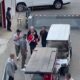 Fans erupt as security blocks Taylor Swift from entering the field after she lands at Arrowhead Stadium to support Travis Kelce and the Chiefs for the first time this season!