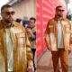 Just days after his breakup with Taylor Swift, Travis Kelce wears a striking orange outfit as he arrives for the Chiefs vs. Commanders — looking depressed and exhausted.