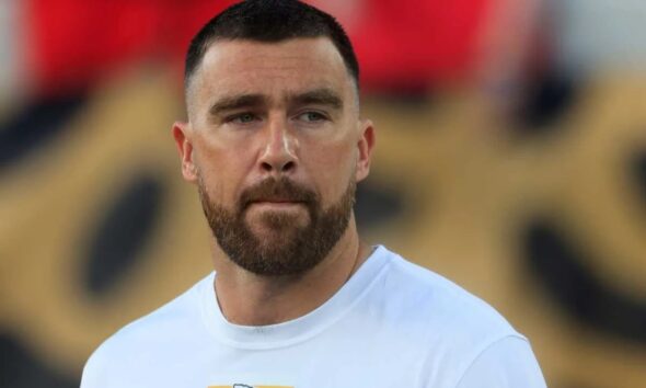 Travis Kelce reportedly having a breakdown after breakup with Taylor Swift and termination of marriage plans.