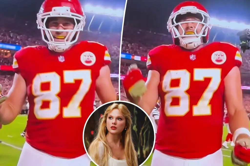 Travis Kelce mocks Taylor Swift after breakup with “The Fate of Ophelia” dance following historic touchdown — says he feels good now.