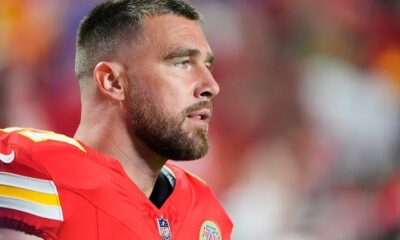 Travis Kelce has been suspended for the season after publicly disrespecting the national anthem at the recent Chiefs game — in this fictional scenario.