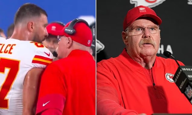 “We don’t need him anymore” — Andy Reid reveals plans to suspend Travis Kelce from the next match following his spinal cord injury after a terrifying fall during the Chiefs game.