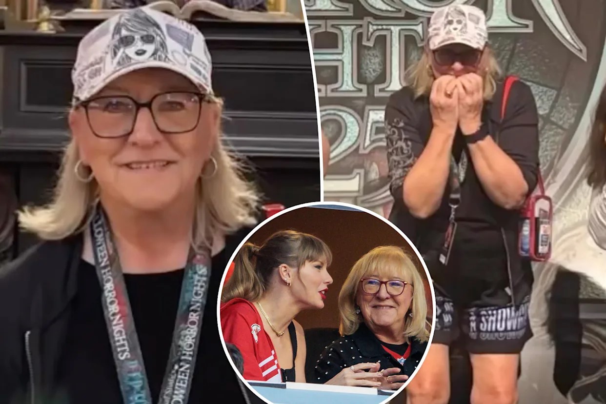 Travis Kelce’s mom, Donna Kelce, reveals how Taylor Swift forced her to wear her merch — says she felt uncomfortable and Taylor is a terrible person