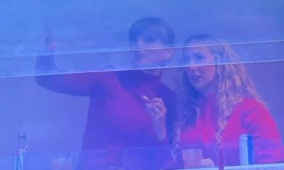 Fans react as camera captures awkward moment Taylor Swift points at her new date — brought along to make Travis Kelce jealous just days after breakup.